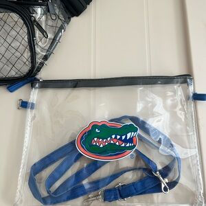 Clear Gator stadium Bag & Fanny pack